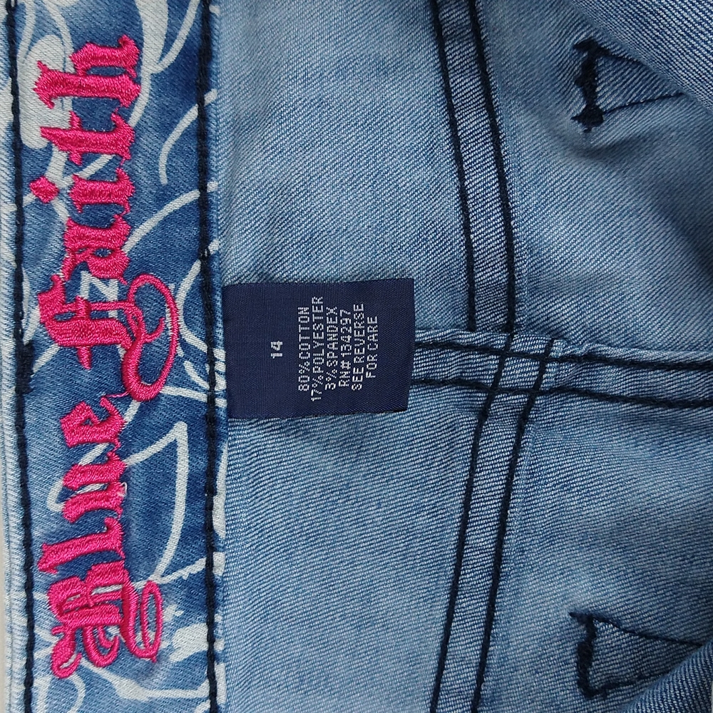 Blue Faith Women's Jeans Size:14 - Picture 2 of 5